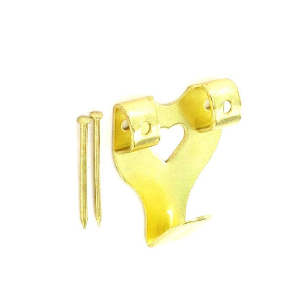 Double Picture Hook - Electro Brass - Pack of 50
