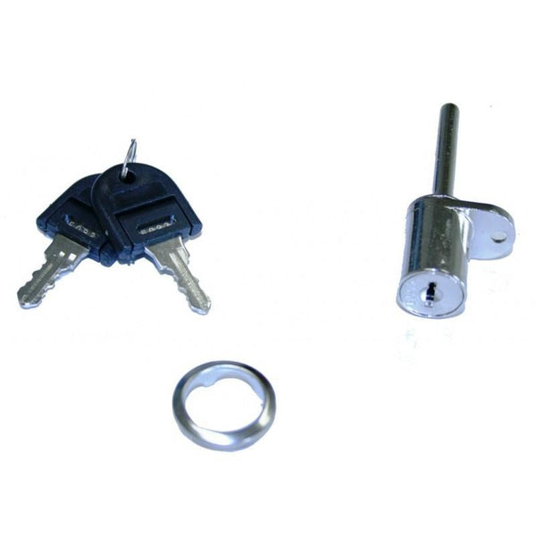 D18 Pedestal Lock R/H Barrel 18 x 20mm Key 101-200 | Eurofit Direct