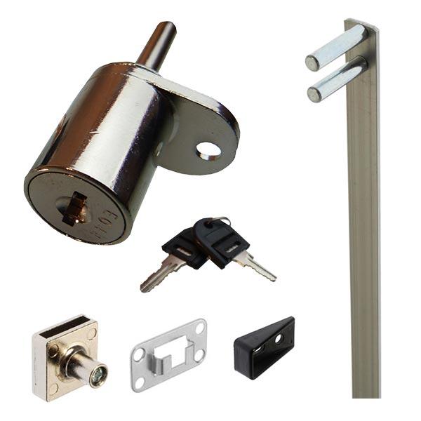 Eurofit 2 Drawer Pedestal Mastered Lock Set - Keys 001-200 | Eurofit Direct