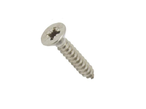 Stainless Steel Pozi Countersunk Screw 5 x 25mm (10 x 1")