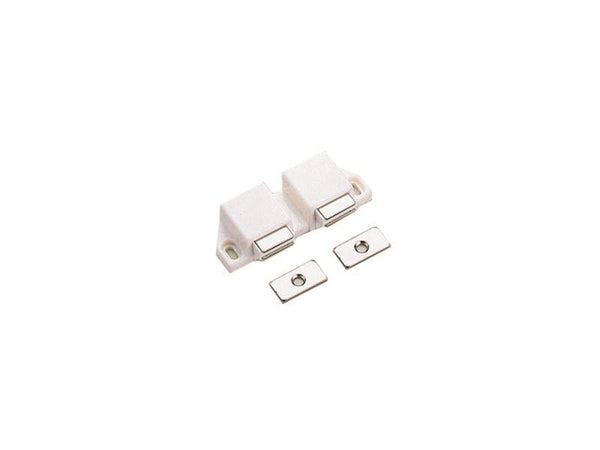 Lamp Double Magnetic Touch Latch - Magnetic Force 1.2kgs - White