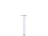 Table Legs 60 x 690mm With 30mm Adjustment - White