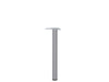 Table Legs 60 x 690mm With 30mm Adjustment - Silver 9006