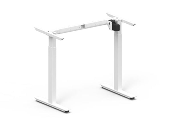 Height Adjustable Desk Frame 685-1165mm White Electric - Right Hand Motor