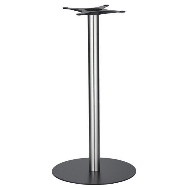 Golden Gate Black Base & Brushed S/Steel Column D580xH1100mm