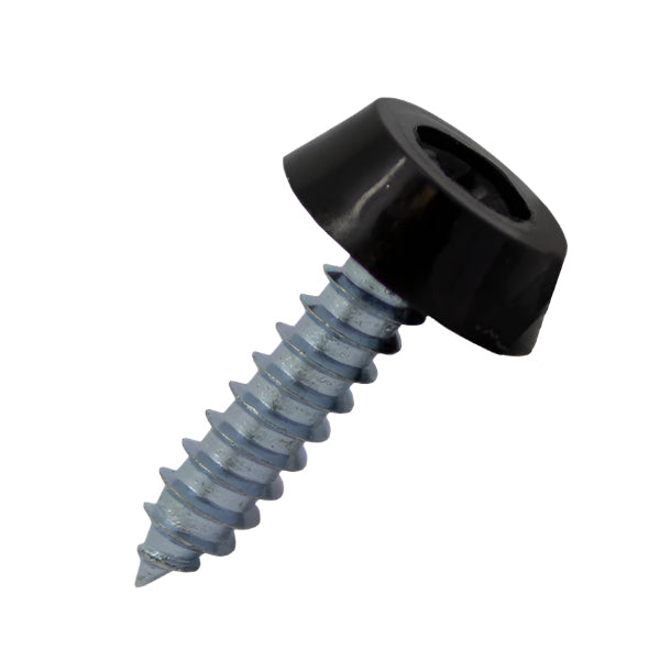 Number Plate Self Tapping Screws 19mm x 4.8mm - Black