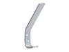 Hat and Coat Hook - Satin Aluminium