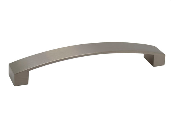 Wide Bow Handle Length 140mm (Hole Centres 128mm) Brushed Nickel