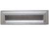 Recessed Letterbox Handle 145mm length (130mm Hole Centers) Satin Chrome