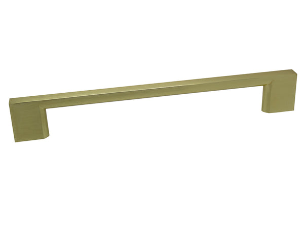 Slim Pull Handle Length 190mm (Hole Centres 160mm) Brushed Brass