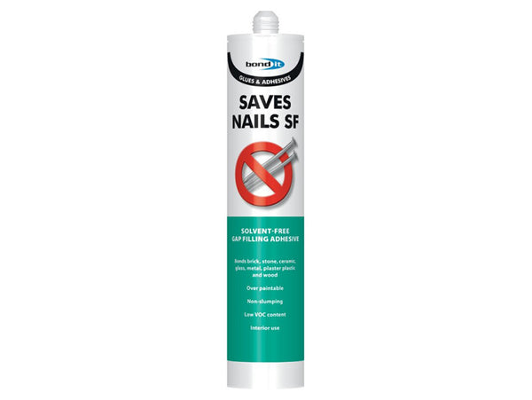 Bond-It Saves Nails Solvent Free - White