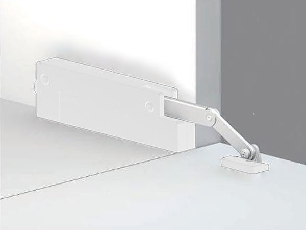 Sugatsune Compact Soft Open M/Duty TV Cabinet Stay White