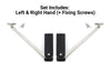 Sugatsune Light Duty Soft Close Cupboard Stay Set 80° - Black