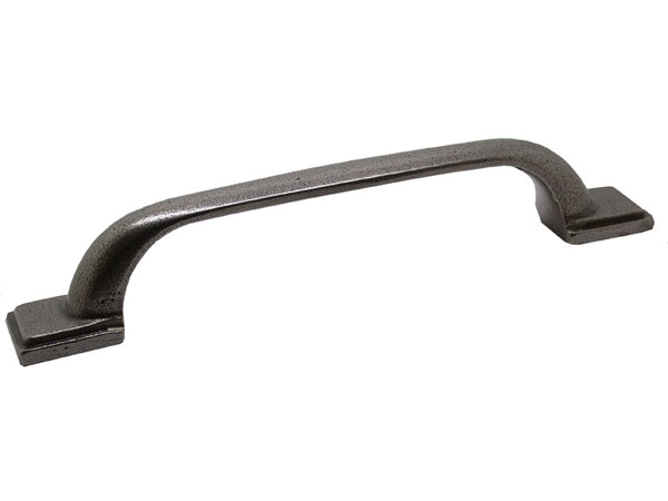 Conwy Pull Handle length 128mm Fixing Hole Centers - Natural Iron