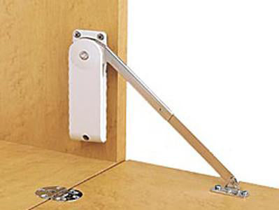 Sugatsune Self Close Medium Duty Bureau Stay Set - White