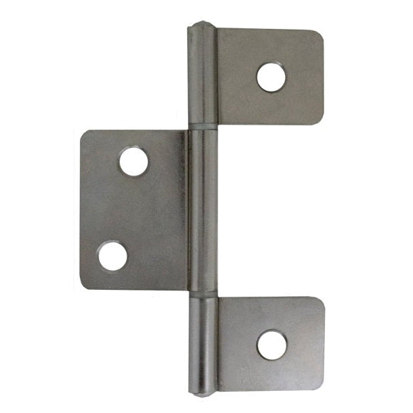 Interior Flush Hinge (3 Leaf) H89 x W33 x T1mm Zinc Plated Steel