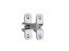 Concealed Hinge 45 x 13mm Satin Chrome (Min Door Thickness: 19mm)