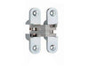 Concealed Hinge 70 x 16mm Satin Chrome (Min Door Thickness: 25mm)