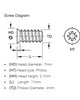 Dowel For Fixing Hinges To The Door 8mm Dia x 10mm Long