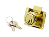 Drawer Lock - 50mm -  Brass