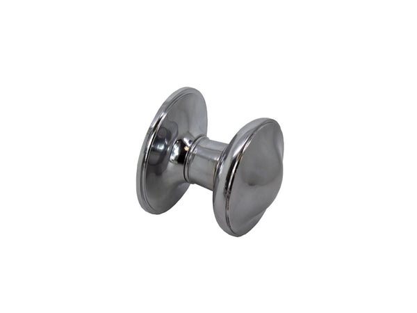 Round Centre Knob - Chrome Plated | Eurofit Direct