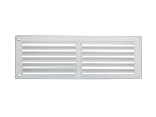 Plastic Louvre Vent - 9" x 3" - White