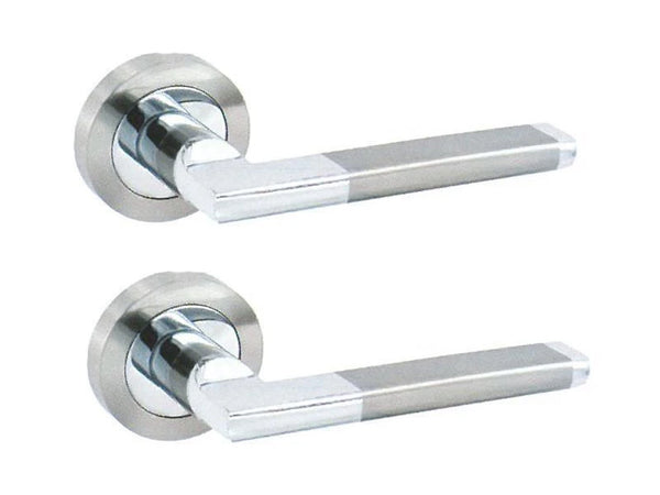 Securit Ultra Latch Handle - Satin Nickel/Chrome Plated | Eurofit Direct