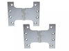 Parliament Satin Chrome Hinge H100 x W125 x 4mm