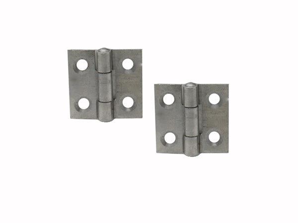 Butt Hinge H25 x W24 x T1mm Self Colour Steel