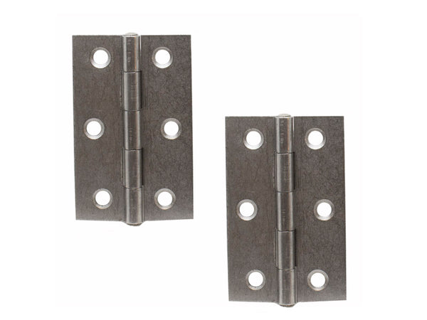 Butt Hinge H75 x W50 x T1.5mm Self Colour Steel