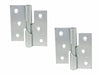 Rising Butt Hinge H75 x W75 x T2mm Right Handed - Zinc Plated Steel