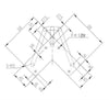 Hairpin Legs 860mm - Black