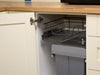 Kitchen Pull Out Soft Close Wire Basket in Dark Grey (for 400mm Drawer Carcasses)