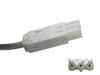 White Desktop Power Grommet - 60mm / 80mm Dia