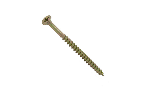 Spax Pozi Countersunk Head Screw 5 x 80mm Yellow Zinc