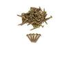 6g x 1" (3.5 x 25mm) Pozi Countersunk Screws - Yellow Zinc