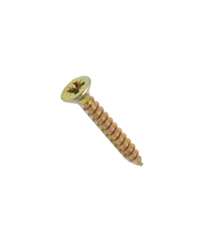 Torq-Fix Pozi Countersunk Screw 3.5 x 25mm (6 x 1") Y/Zinc