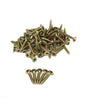 8g x 1" (4 x 25mm) Pozi Countersunk Chipboard Screws - Yellow Zinc