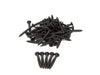 8g x 1 1/4" (4 x 33mm) Carcass Joining Pozi Head Screws - Black Zinc