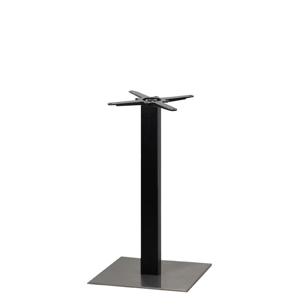 Sotra Brushed S/Steel Base & Black Column S450 x H690mm