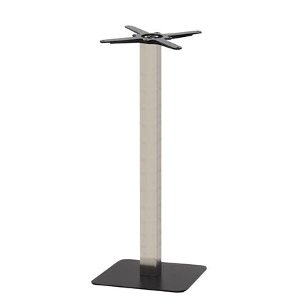 Sotra Black Base & Brushed S/Steel Column S450 x H1100mm