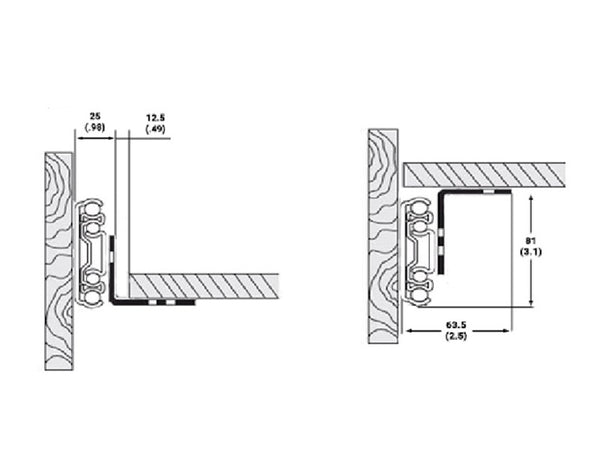 Side Mounting Bracket Set For DS50054LK | Eurofit Direct