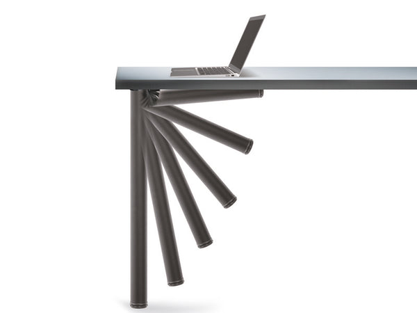 Click Folding Table Leg 50 x 705mm With 30mm Adjustment - Black