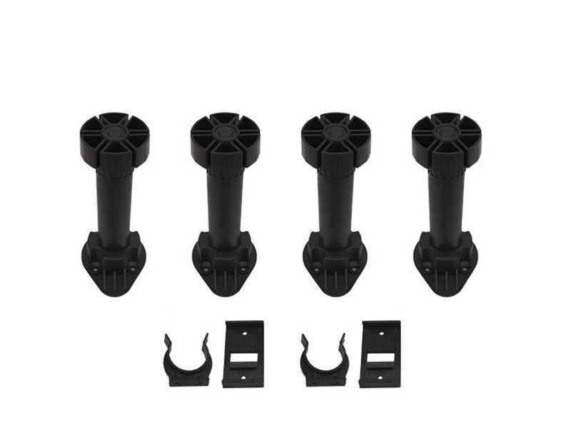 Kitchen Plinth Legs - 100 - 130mm - Black