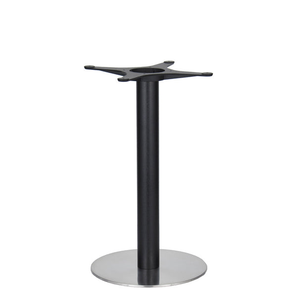 Golden Gate Brushed S/Steel Base & Black Column D400xH650mm