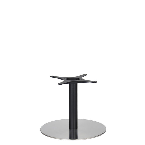 Golden Gate Brushed S/Steel Base & Black Column D580xH450mm - Eurofit Direct