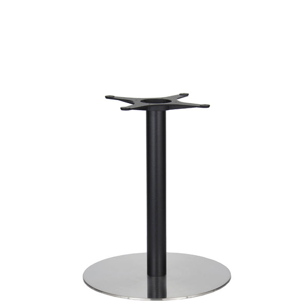 Golden Gate Brushed S/Steel Base & Black Column D580xH690mm - Eurofit Direct