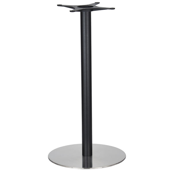 Golden Gate Brushed S/Steel Base & Black Column D580xH1100mm - Eurofit Direct