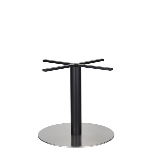 Golden Gate Brushed S/Steel Base & Black Column D720xH690mm