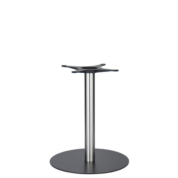 Golden Gate Black Base & Brushed S/Steel Column D580xH690mm